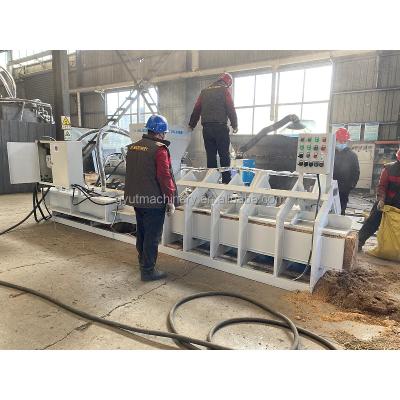 Cina 5 kg Cocopeat Blocks Baler con sistema idraulico orizzontale in vendita