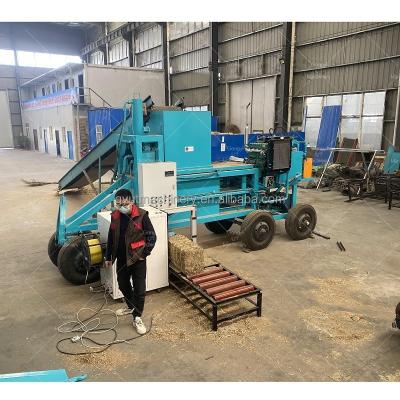 China Baler droog hooi automatische luchtkoelende compressie machine balen Gewicht 20-30kg Te koop