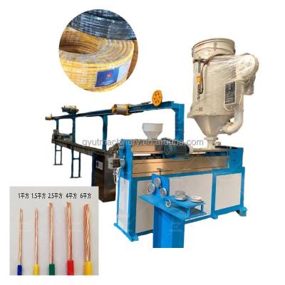 China Extruding Insulation Layer Copper Wire Cable Production Line Customizable Green Color for sale