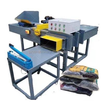 China Beverage Towel Rags Small Baler with Hydraulic Rag Packing Baler Machine and Scale for sale