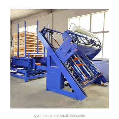 China American Wood Pallet Making Production Line with Pallet Feet Block Press Machine for sale