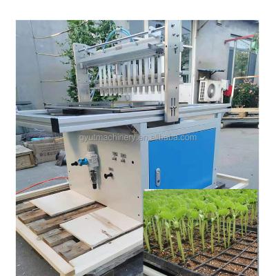 China 10 Rows Vegetable Seed Planting Machine with Tray Type Hydroponic Sponge Seeding Planter for sale