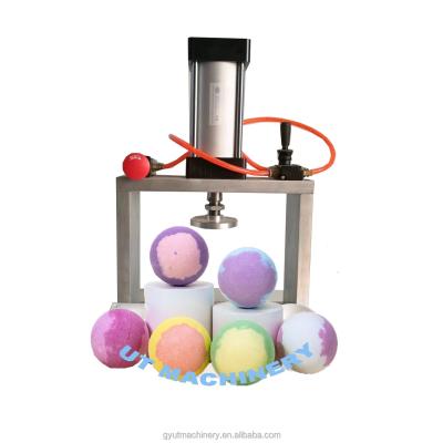 China Mini Bath Bomb Salt Powder Shampoo Bar Press Machine with Pneumatic Press for sale