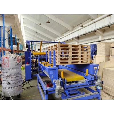 China Features High Capacity and Easy to Operate Euro Automatic Wood Pallet Making Machine for sale