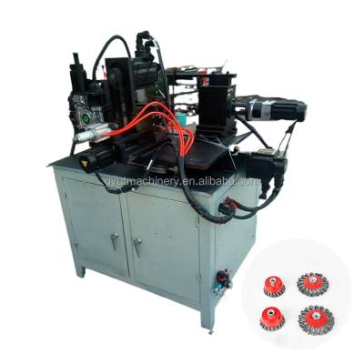 China PLC Controlled High Yield Wire Twisting Brush Machine for Steel Wire Wheel Production for sale