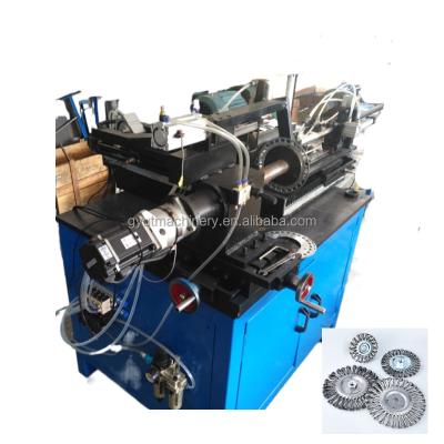 China Máquina de fabricación de cepillos de alambre trenzado CNC de 24v de motor continuo para cepillos de ruedas de alambre roscado en venta