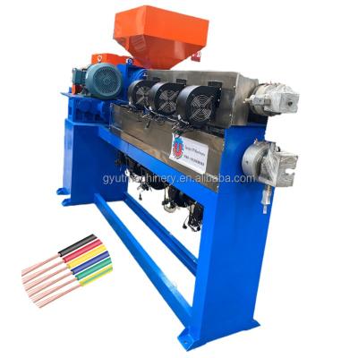 China Maximale uitslag van 125 kg/H-800 kg/H Extruderkabelmachine voor isolatie PVC-kabel Te koop