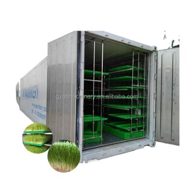 China Vertical Farming Hydroponic Fodder Growing System 250KG/Day for Automated Farming for sale