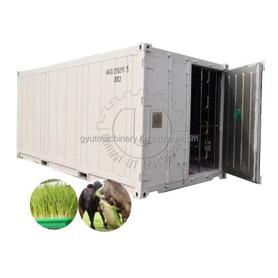 China Automatic Hydroponic Fodder System for Livestock Farm in Multi Function Container for sale