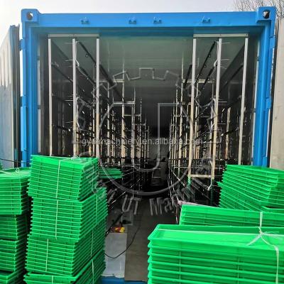 China Hydroponische voederbakken Gerste Maïs Maïs Sprout Equipment met aanpasbare spanning Te koop