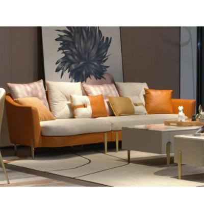 China Other Living Room Sofas Durable Morden Furniture Set Solid Wood Feet Modular Living Room Sectional Sofa for sale