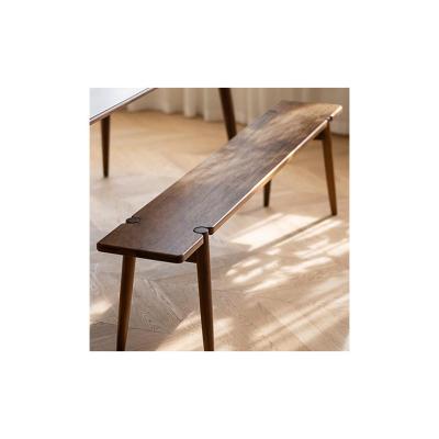 China Interesting Price New Walnut Color Cover New Multifunctional Wooden Bench Removable Type Living Room Bench for sale