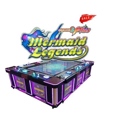 China Metal+Acrylic/Customize Mermaid Legends Arcade Fishing Game Card Operated Fish Game Kit 8 Player Ocaen King 3 Game for sale