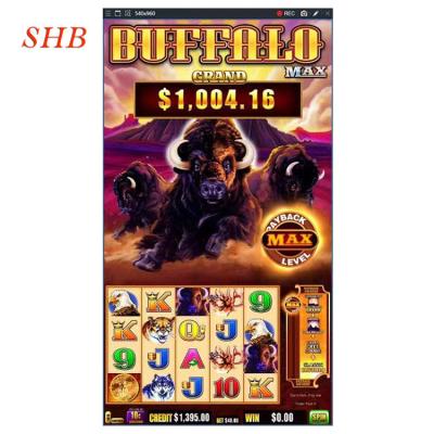 China Colorful Jackpot Coin Operated Buffalo Machine Aracde Slot Gambling Machine Arcade Games Slot Gambling Machine Software for sale