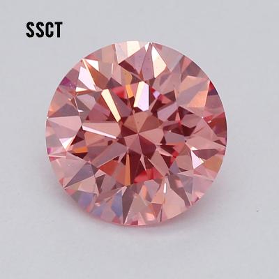 China Arouse New Arrival Natural Round Diamond Lab Diamond Pink for sale