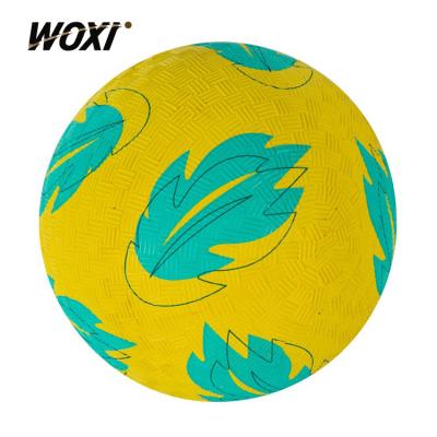 China Sport Game New Design Customized Factory Colorful Child 8.5 Inch Rubber Playground Balls for sale