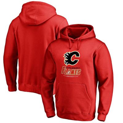 China Custom Calgary Flames Ice Hockey Wear Hoodies Men's Sports Wear Hoodie 2022 Ice Hockey Hoodie Ice Hockey Tank Top for sale