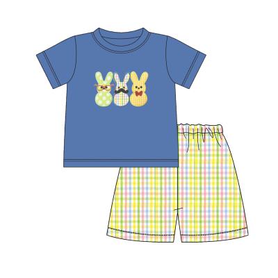 China Boutique Casual Baby Boys Boyis Casual New Product Easter Toddler Clothing Sets Two Piece for sale