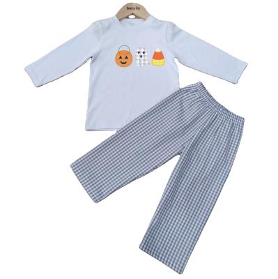 China Fashion\Comfortable\Durable Baby Boy Clothes Boutique Custom Casual Halloween Kids Boy Clothes Baby Clothing Sets for sale