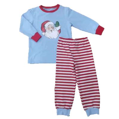 China Wholesale Casual Children's Clothing Set Boy Cartoon Pajamas Christmas Decal Pattern Pajamas Set for sale