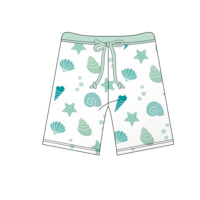 China High Quality Fashion Print Summer Kid Boys Swimwear Boutique Custom Swim Trunks Breathable for sale