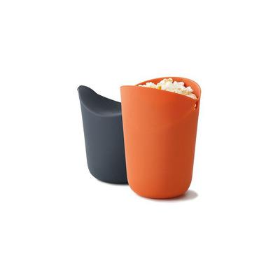 China Creative Folding Steamable Silicone Material Popcorn Bucket Household Microwave Food Bucket Kitchen Supply for sale