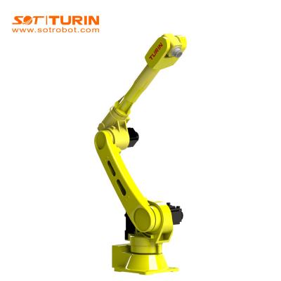 China Hotels Industrial Tooling 6 Axis Robotic Arm Gripper Stacking& Handling Robot Arm for sale