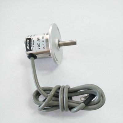 China Position Sensor 360 Degree Continuous Rotary Potentiometer WDA-BZ-360 4-20mA Hall Transducer Sensor for sale