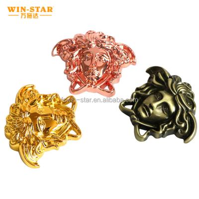 China Modern Decorate Crystal Buckle Lion Pattern Sofa Button Sofa Nails for sale