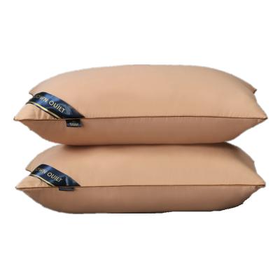 China Hilton Hotel Healthy Sleeping Pillow Anti-static Neck Factory Hotel Hospital School Solid Home Pillow for sale