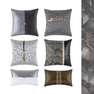 China Wholesale Modern American Luxury Soft Equipment Store Furniture Soft Cushion Craft Room Pillow Waist Pillow Cooling Model Cover for sale