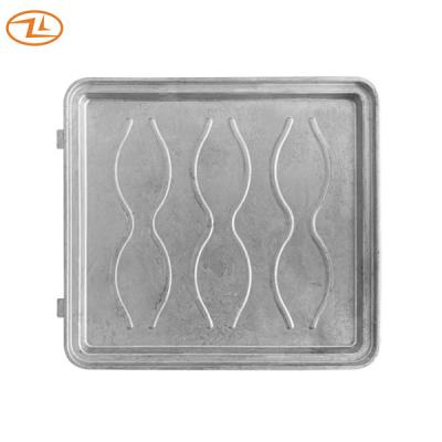 China Oven Plate Aluminum Die Casting Parts passivation Customized for sale