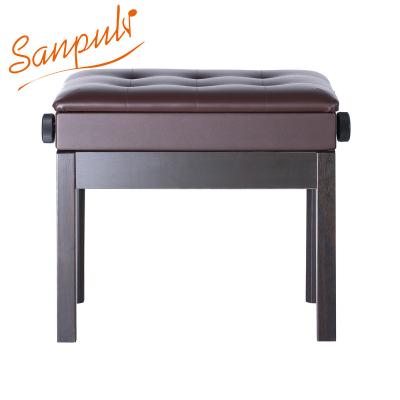 China Sanpuli Q15 Solid Wood Piano Electric Piano Bench High Quality Adjustable Bench Stools From China Professional Factory for sale