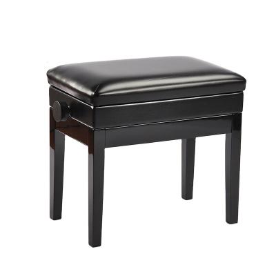 China Sanpuli Factory 1511J Piano Wood Wooden Paint Adjustable Bench With Storage Mode Piano Stool Bench for sale