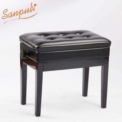 China Sanpuli 1531J Wood Painting Bench Adjustable Piano Stools Piano Leather Bench From China Professional Factory for sale