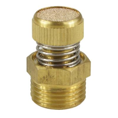 China Garment Shop Pneumatic Air Muffler Brass Muffler 10Bar Exhaust Air Sintered Brass Mufflers for sale