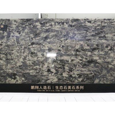 China Durable Eco Friendly Artificial Stone Kitchen Countertops Marble Quartz Decor for sale