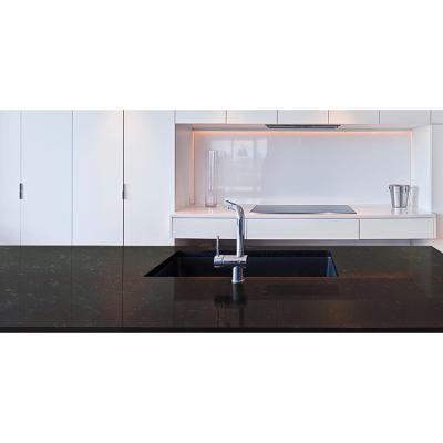 China Modern Professionally Manufactured Black Countertops Artificial Stone Making Slab Marble Quartz for sale