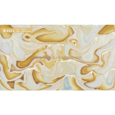 China Various Modern Widely Used Artificial Onyx Slab Kitchen Bathroom Wall Panel Table Top for sale