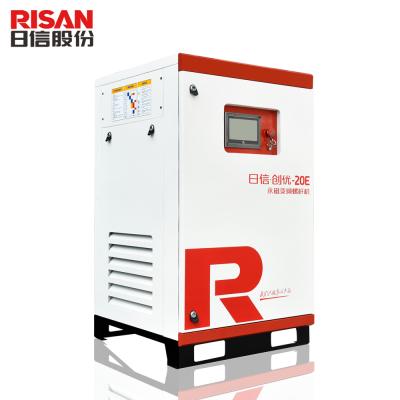 China Best 15KW 20hp Air Compressor Power Frequency Lubricated Selling 8 Bar Screw Air Compressor for sale