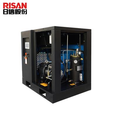 China 7.5KW 10HP VSD 8bar 10bar 12bar Lubricated Silent Permanent Magnet Rotary Screw Air Compressor for sale