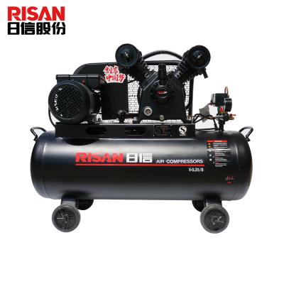 China 2.2kw 3hp 8 Bar Piston Belt Lubricated Portable AC Industrial Air Compressor for sale