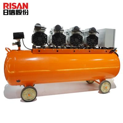 China 4 Oil Free Air Compressor Motor 2.8kw 120L Oil Free Piston Compressor for sale