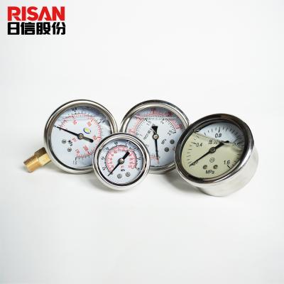 China Building Material Shops Screw Air Compressor Parts 60mm Pressure Gauge For 11kw To 132kw Compressor for sale