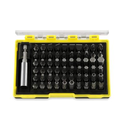 China Safety Steel Bit Set 1/4 Inch 61 Piece For Electric And Ratchet Bit Screwdriver Set for sale