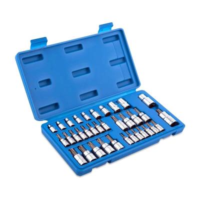 China Torx Tool Kit 35 Pcs Torx Bits And External Torx Socket Set for sale