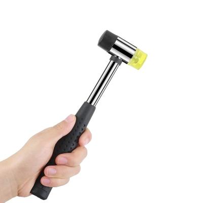 China Mallet Hammer 25mm Jewelers Metal Flat Rubber Mallet for sale