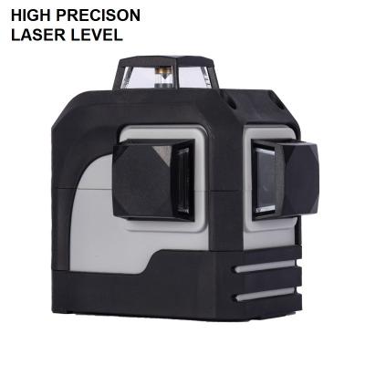 China High Precision Automatic Self Leveling 12 Line Green Cross Line Laser 3d Laser Level Level 80*50*82.5 mm for sale