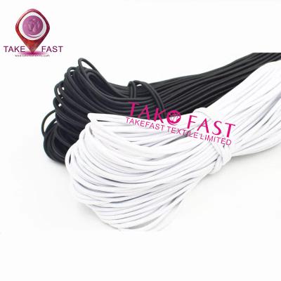 China Factory Wholesale High Strong Elastic Elastic Bungee Cord Braided Round Rubber Elastic Rope for sale