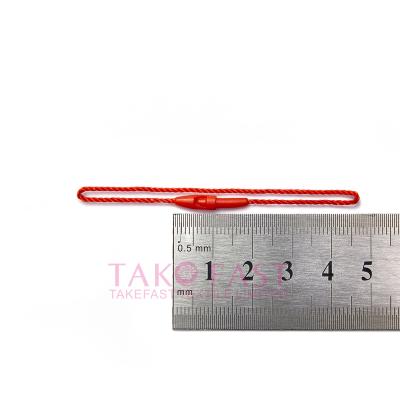 China Other Key Plastic Tag Bullet Clothing Accessories Security Seal Hang Tag String Seal Maker Tag Rope for sale